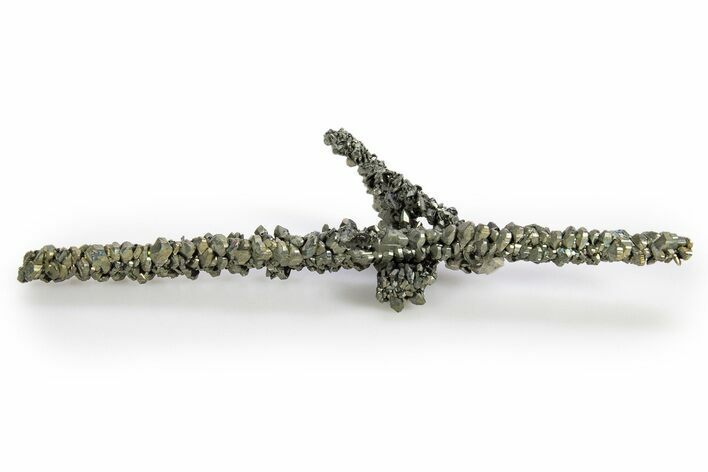 Glittering Marcasite Crystal Stalactite - Linwood Mine, Iowa #324781